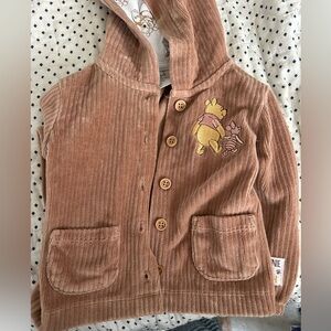 Disney Baby Brown Jacket with Winnie the Pooh Print
